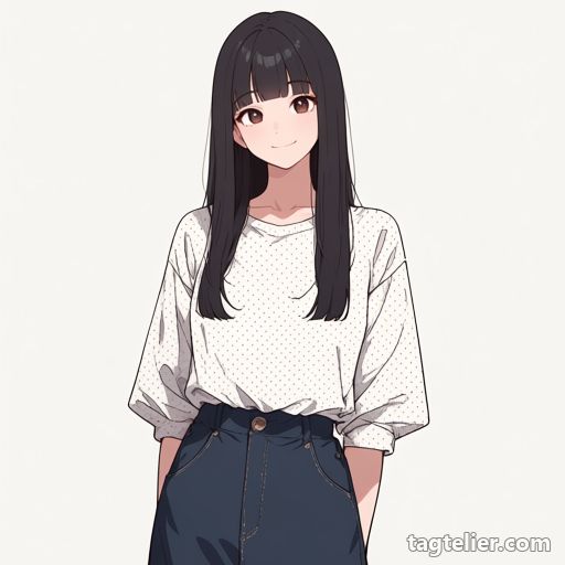 水玉（polka_dot）で生成したAIイラストの見本