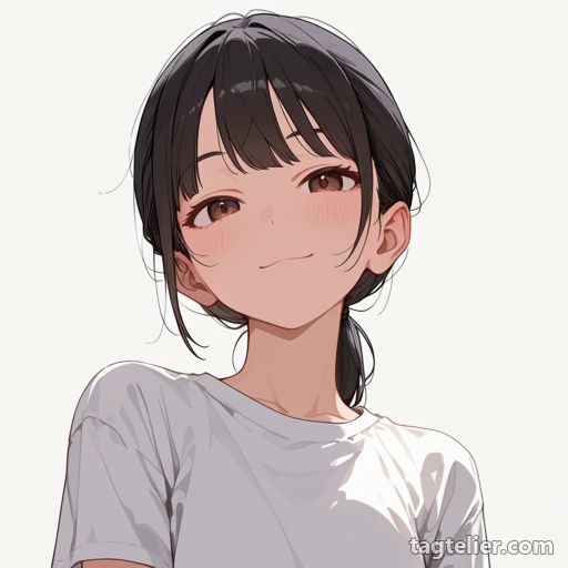 ポニーテール（ponytail）で生成したAIイラストの見本