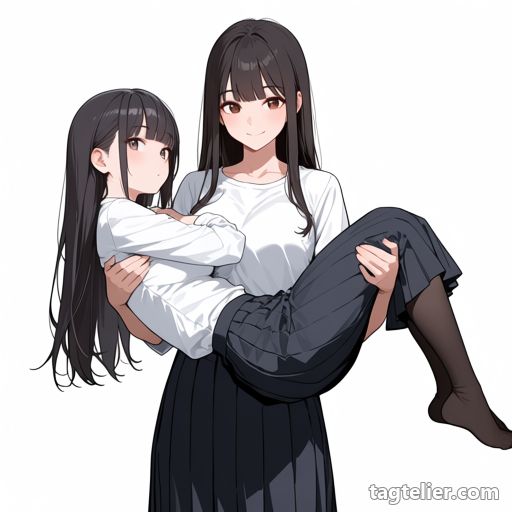 お姫様抱っこ（princess carry）で生成したAIイラストの見本