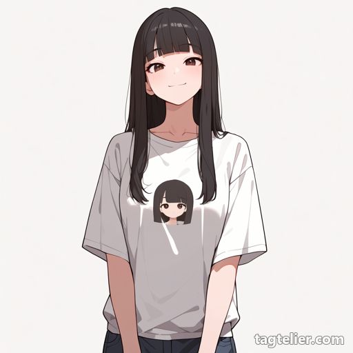 プリントシャツ（print_shirt）で生成したAIイラストの見本