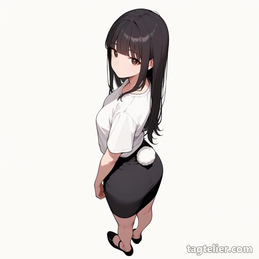 ウサギの尻尾（rabbit_tail）で生成したAIイラストの見本