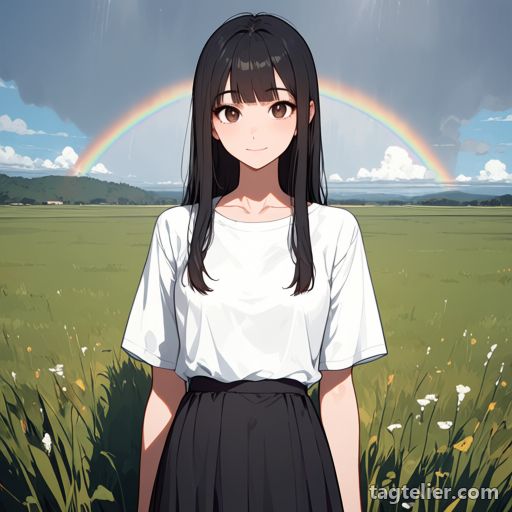 虹（rainbow）で生成したAIイラストの見本