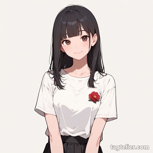 赤い花（red_flower）で生成したAIイラストの見本