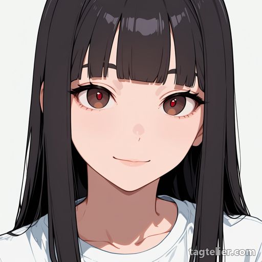 赤い瞳（red_pupils）で生成したAIイラストの見本