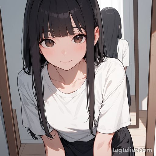 反射（reflection）で生成したAIイラストの見本