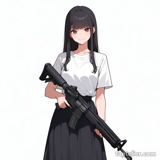 ライフル（rifle）で生成したAIイラストの見本
