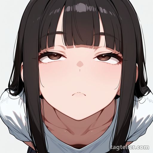 呆れて白目をむく（rolling_eyes）で生成したAIイラストの見本
