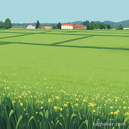 田舎（rural）で生成したAIイラストの見本