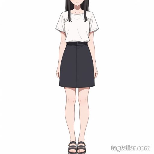 サンダル（sandals）で生成したAIイラストの見本