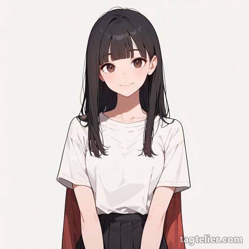 マフラー（scarf）で生成したAIイラストの見本