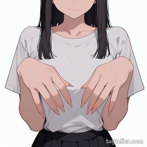 鋭い爪（sharp_fingernails）で生成したAIイラストの見本