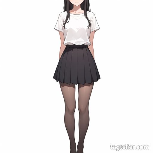 シアーパンスト（sheer pantyhose）で生成したAIイラストの見本