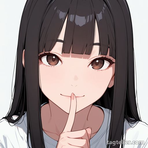 しーっ（shushing）で生成したAIイラストの見本