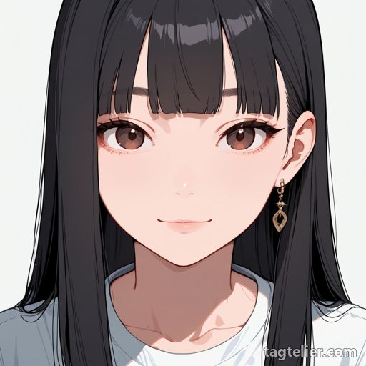 片耳イヤリング（single_earring）で生成したAIイラストの見本