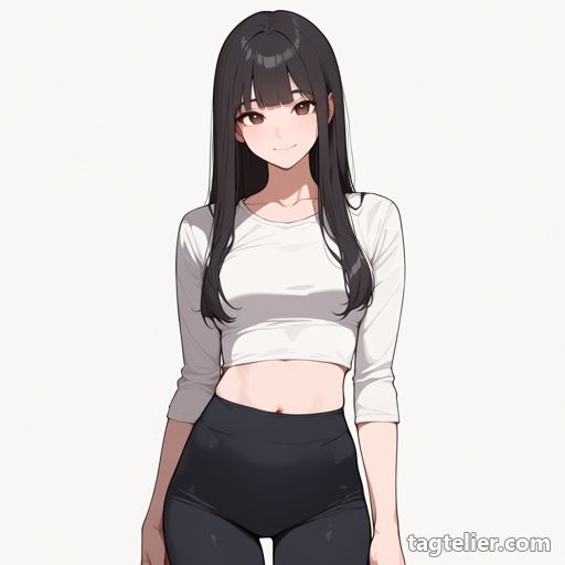 肌に密着（skin_tight）で生成したAIイラストの見本