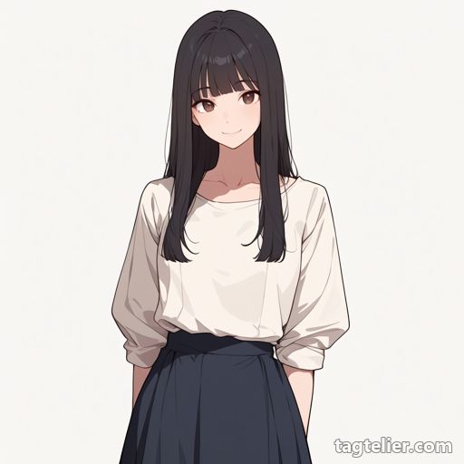 スカートのセットアップ（skirt_set）で生成したAIイラストの見本