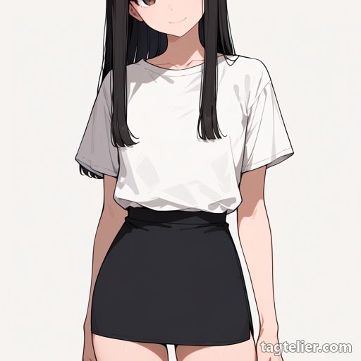 スカート（skirt）で生成したAIイラストの見本