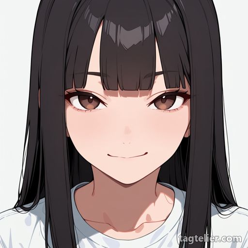 にやり笑い（smirk）で生成したAIイラストの見本