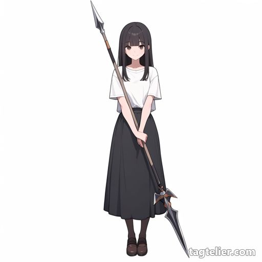 槍（spear）で生成したAIイラストの見本