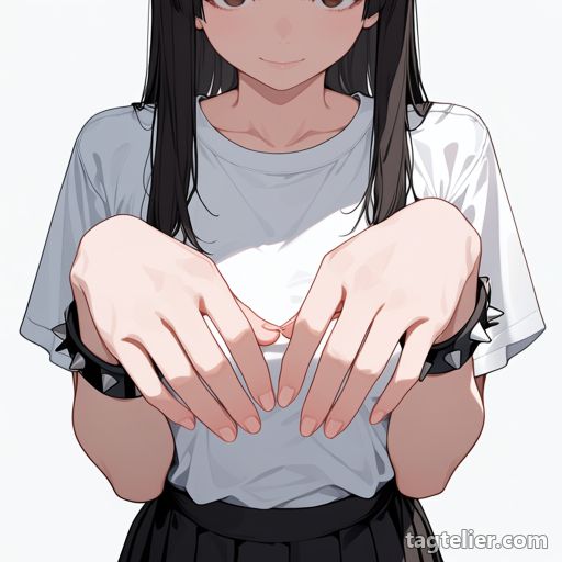 スパイク付きブレスレット（spiked_bracelet）で生成したAIイラストの見本