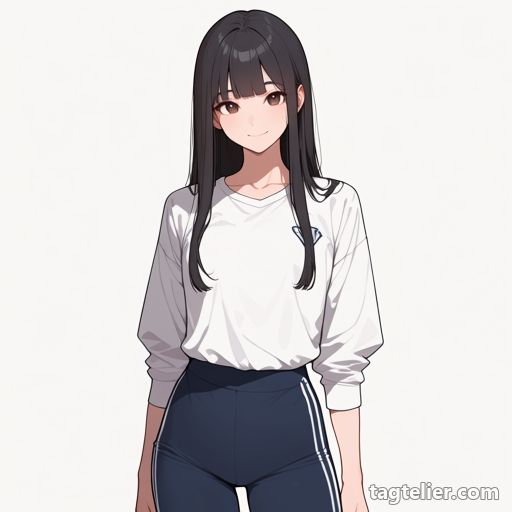 スポーツウェア（sportswear）で生成したAIイラストの見本