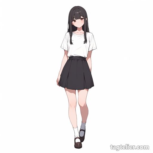 片足立ち（standing on one leg）で生成したAIイラストの見本
