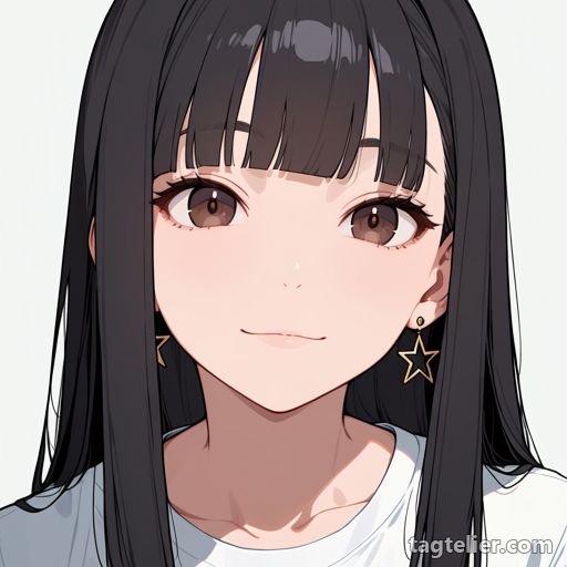星のイヤリング（star_earrings）で生成したAIイラストの見本
