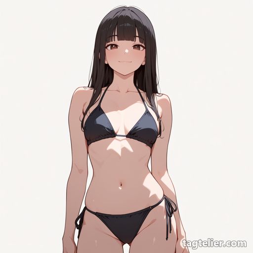 紐ビキニ（string_bikini）で生成したAIイラストの見本