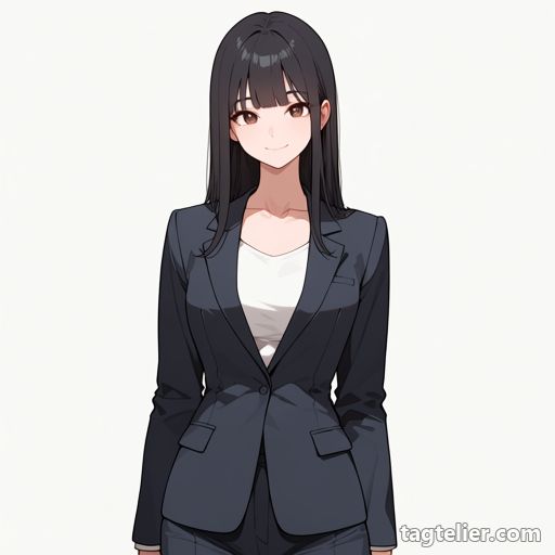 スーツ（suit）で生成したAIイラストの見本