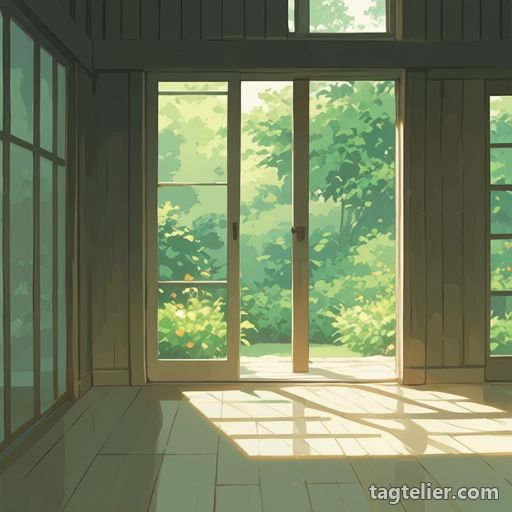 薄明光線（sunbeam）で生成したAIイラストの見本