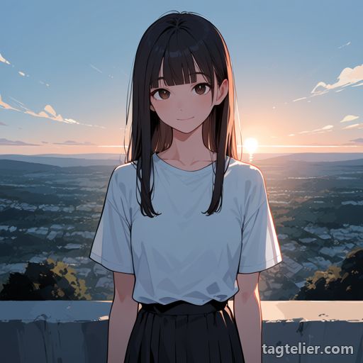 夜明け（sunrise）で生成したAIイラストの見本