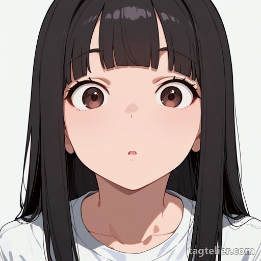 驚き（surprised）で生成したAIイラストの見本