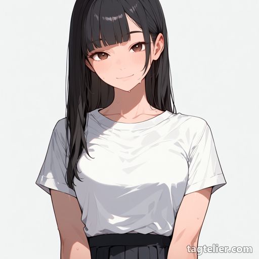 汗（sweat）で生成したAIイラストの見本