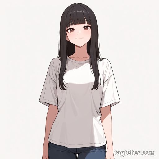 Tシャツ（t-shirt）で生成したAIイラストの見本