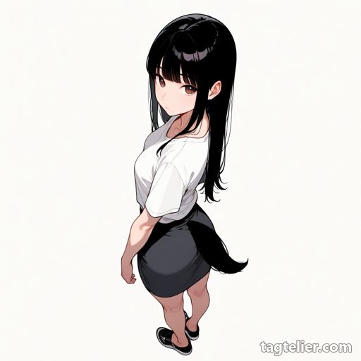 しっぽ（tail）で生成したAIイラストの見本
