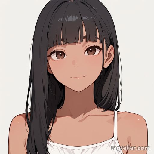 日焼け（tan）で生成したAIイラストの見本