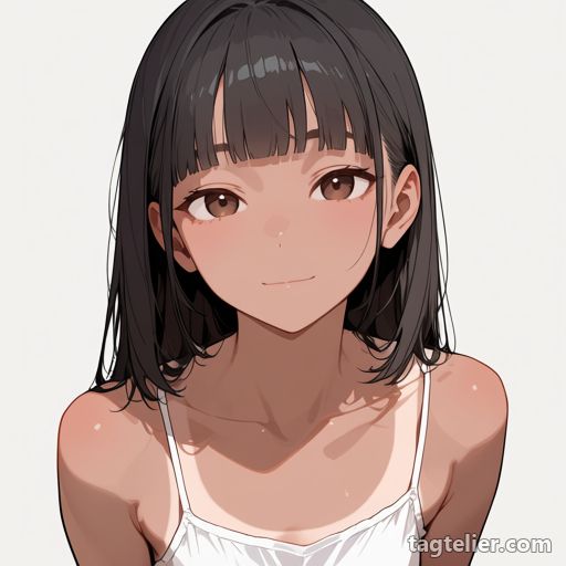 日焼け跡（tanlines）で生成したAIイラストの見本