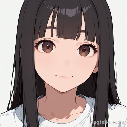 たれ目（tareme）で生成したAIイラストの見本