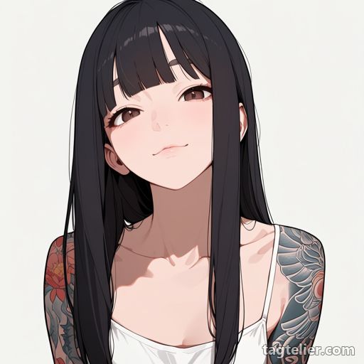 タトゥー（tattoo）で生成したAIイラストの見本