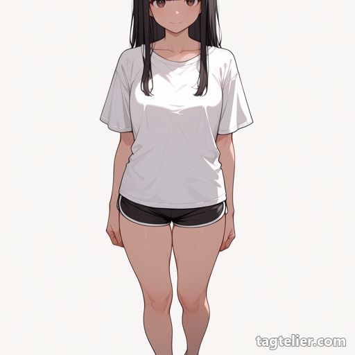 太い太もも（thick thighs）で生成したAIイラストの見本
