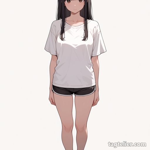 太もも（thighs）で生成したAIイラストの見本