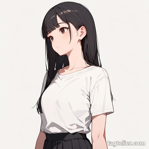 斜め45度（three quarter view）で生成したAIイラストの見本