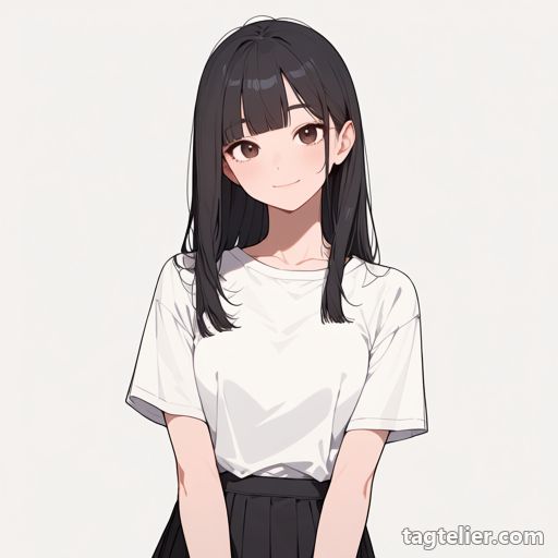 傾けた帽子（tilted_headwear）で生成したAIイラストの見本