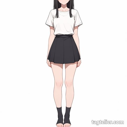 つま先なしレッグウェア（toeless_legwear）で生成したAIイラストの見本