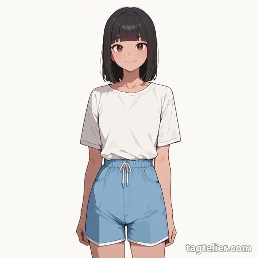 ボーイッシュ（tomboy）で生成したAIイラストの見本