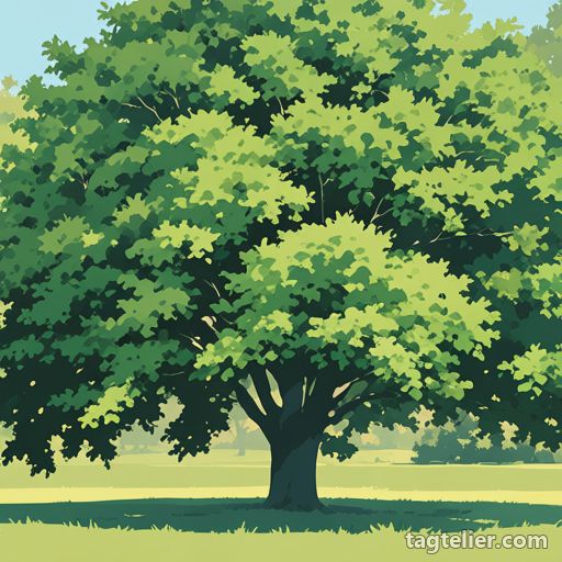 木（tree）で生成したAIイラストの見本