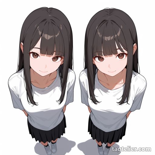 双子（twins）で生成したAIイラストの見本