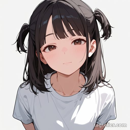 ツーサイドアップ（two_side_up）で生成したAIイラストの見本
