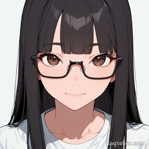 アンダーリム眼鏡（under-rim_eyewear）で生成したAIイラストの見本