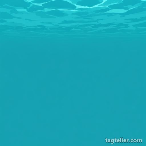 水中（underwater）で生成したAIイラストの見本